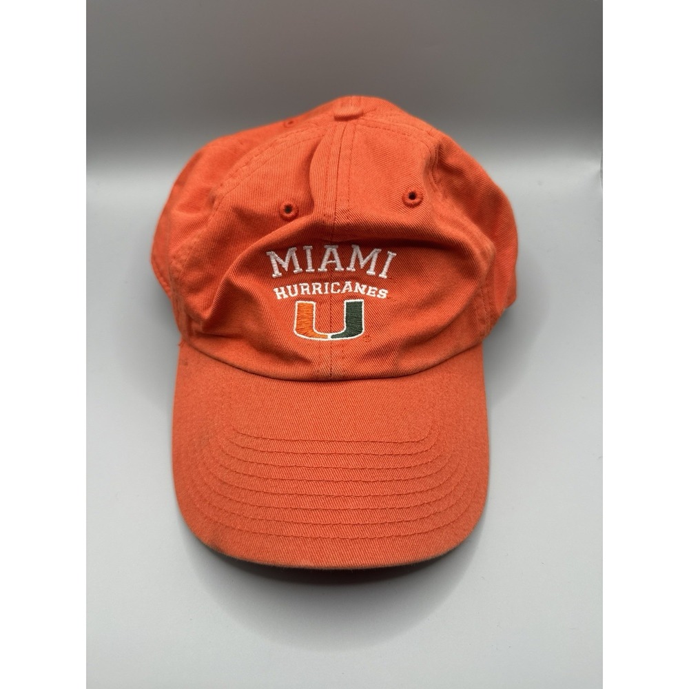 Miami Hurricanes Hat 47 Brand Adjustable Strapback Orange Canes The U Football
